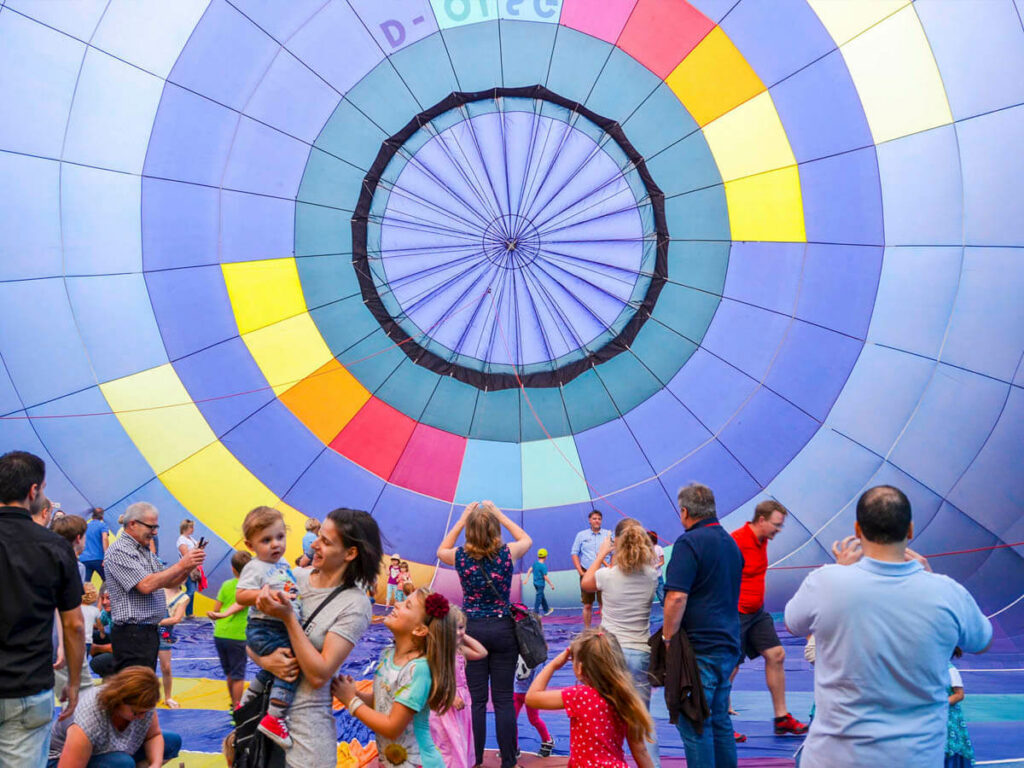 Innere Heißluftballon